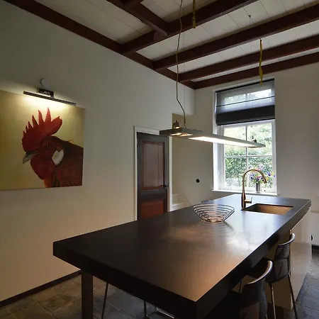 בית נופש Spacious Farmhouse In Geesteren Near Lake